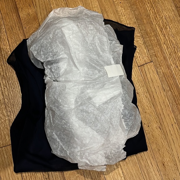 XSCAPE Long Beaded Top Sheer Matte Jersey Skirt Dress - Picture 15 of 15